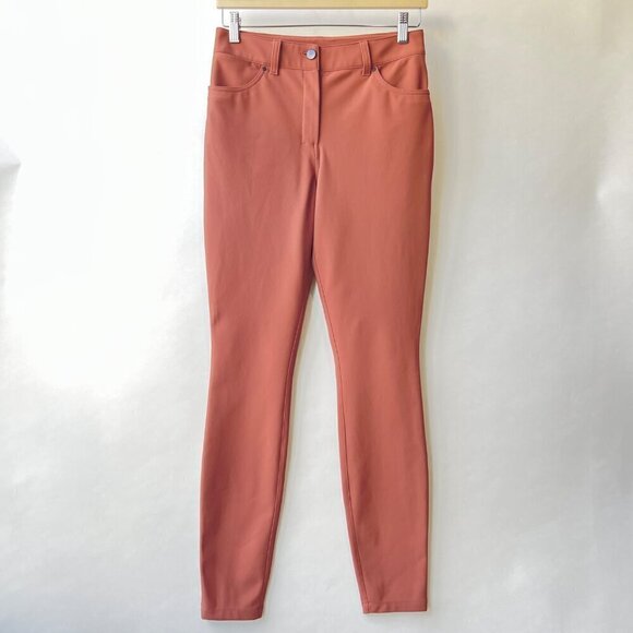 Lululemon City Sleek 5 pockets skinny pants, Dark terracotta, Size 28 H50 - Picture 2 of 11